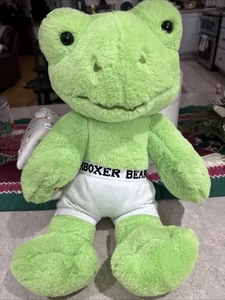 Build A Bear Spring Green Frog 16" Peluche Anfibio Suave Caprichoso - Imagen 1 de 4