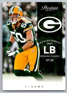 2012 Panini Prestige A.J. Hawk Green Bay Packers #74 - Picture 1 of 2