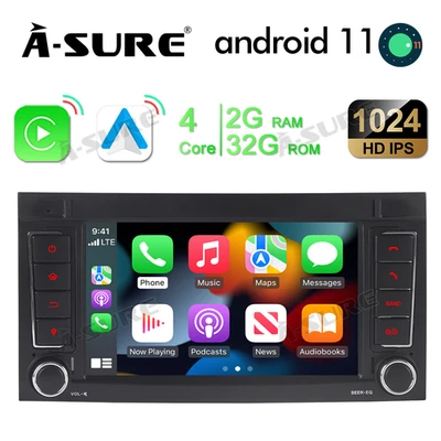 Android Autoradio GPS Navi RDS HiFi Carplay SWC für VW T5 Multivan Transporter - Bild 1 von 4