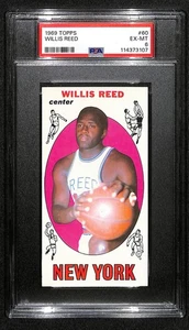 1969-70 Topps #60 Willis Reed PSA 6 - Imagen 1 de 2