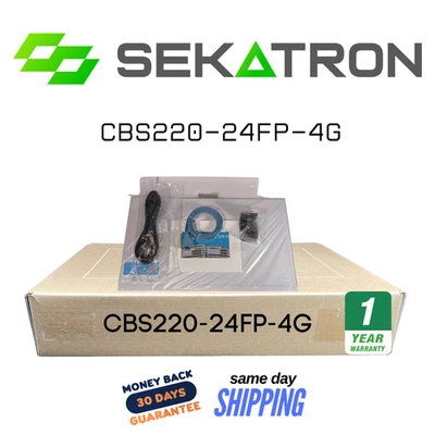 ♻️ Cisco CBS220-24FP-4G 24-Port Gigabit PoE+ Smart Switch – ⚡Fast Shipping - Image 1 of 2