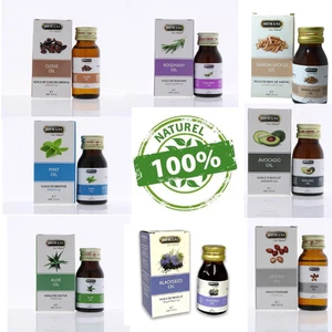 Premium Natural Oil Set – 8 x 30ml – Black Seed, Rosemary, Avocado, Clove, Aloe, - Picture 1 of 32