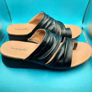 Sandalias Baretraps Venus para mujer talla 8M negras sin cordones cuña zapatos cómodos - Imagen 1 de 6