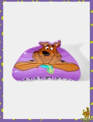 New 3” SCOOBY DOO Claw Clip PURPLE Hair Clips Barrette DOG Great Dane - Image 1 of 4