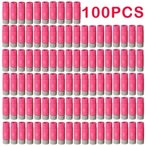 100PCS Red Grey Wire Connectors For 24-18 AWG Wire Diameters 1015#14 1015#18 USA - Foto 1 di 11