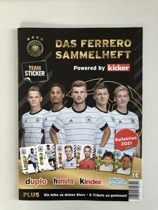 Ferrero Team Sticker Duplo, Hanuta, Kicker EM 2021 Album fast komplett - Bild 1 von 9
