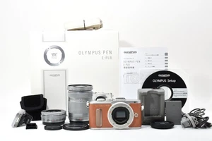 Olympus PEN E-PL8 braun 14-42mm 40-150mm Objektiv 12353 Auslösungen [near mint] #2670926A - Bild 1 von 11