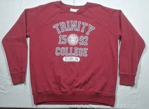 Trinity College Dublin Felpa Grafica Girocollo Marrone Pullover Adulto XL  - Foto 1 di 10