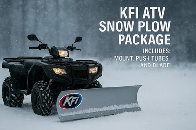 KFI Snow Plow Kit 54" 2002-2012 Kawasaki 700/650/360 Prairie - Imagem 1 de 4