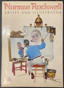 Extra großes 17" Norman Rockwell Künstler und Illustrator Couchtisch Buch - Bild 1 von 9