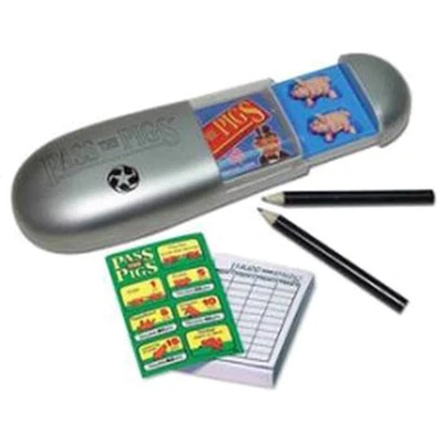 Winning Moves Pass The Pigs Board Game Multicolor for 2 to 4 Players Ages 7+ Foto 1 de 2