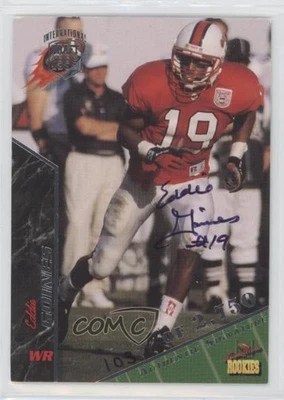 1995 Signature Rookies International Signatures /2750 Eddie Goines #32 Auto RC - Image 1 of 2