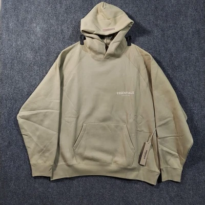 Sudadera con Capucha Fear Of God Essentials Para Hombre XL Espuma de Mar Logo Pullover Sudadera Foto 1 de 4