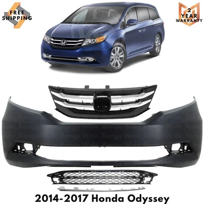 Front Bumper Cover Fascia & Grille Assembly For 2014-2017 Honda Odyssey Foto 1 de 4