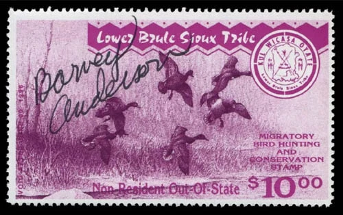 1995 Lower Brule Sioux Tribe - LB31S Artist signed - Image 1 of 1