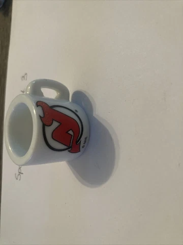 NEW JERSEY DEVILS Logo NHL "Cup Crazy" Commemorative Team 1.25" Mini Mug Cover