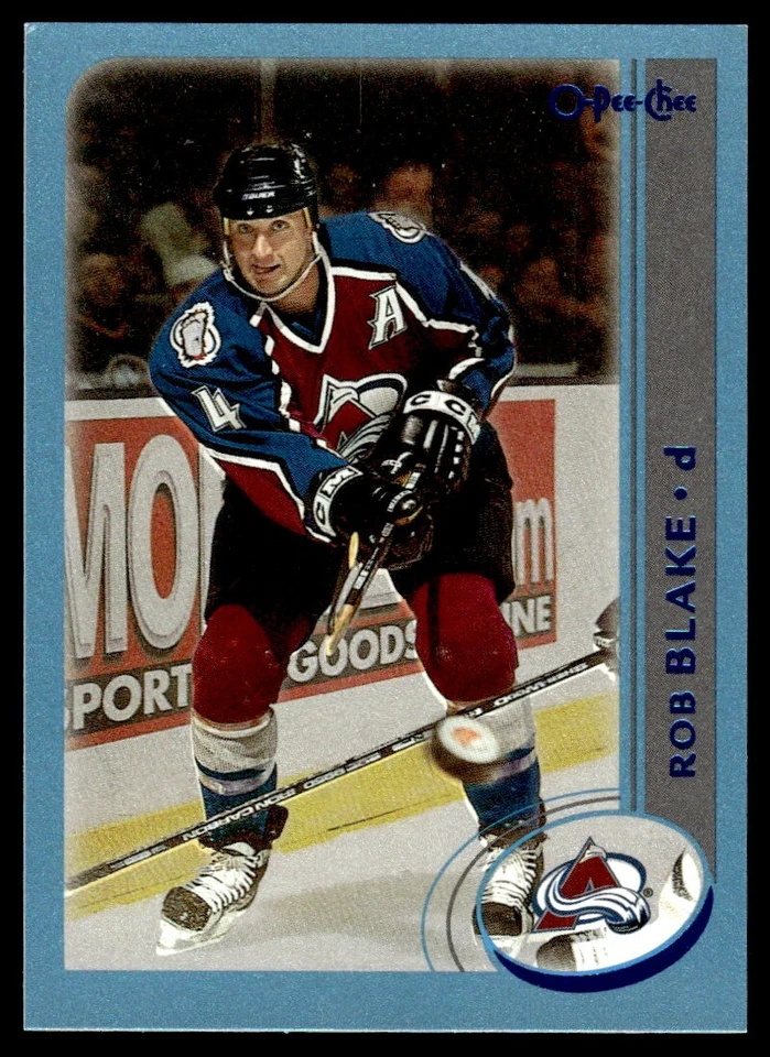 2002-03 Topps O-Pee-Chee Blue Line Rob Blake /500 Colorado Avalanche #203 - Image 1 of 2