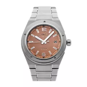 IWC Ingenieur Japan Edition Auto Pink Dial Steel Bracelet 42mm Watch IW3227-11 - Picture 1 of 5