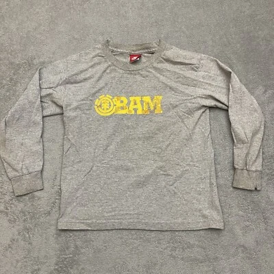 Vintage Bam Margera Element T Shirt Y2K Youth Small Skateboarding Skater Viva La - Image 1 of 4