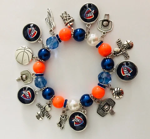 Oklahoma City Thunder Beaded bracelet Cover
