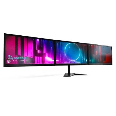 Triple Screen 3x22″ Monitor Bundle - (1680 x 1050) - 3xDisplayPort - Image 1 of 4