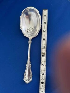 CUCHARA DE SERVIR VINTAGE PLATEADA 1847 ROGERS BROS PATRÓN BERKSHIRE - Imagen 1 de 2