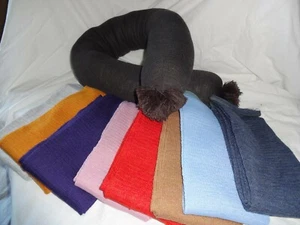 PARASPIFFERI SOTTOPORTA tubolare MISTO LANA motivo TINTA UNITA - Picture 1 of 1