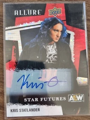 2022 AEW Kris Statlander Red Rainbow AUTO ALLURE Trading Card Upper Deck #85917 - Image 1 of 2