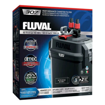 Fluval 307 External Filter Includes Media Aquarium Fish Tank - Tropical Marine - Image 1 of 2