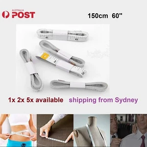 Soft Ruler 1.5M 60" Measure Tape Sewing Tailor Body Measuring Tape Flexible - Picture 1 of 16