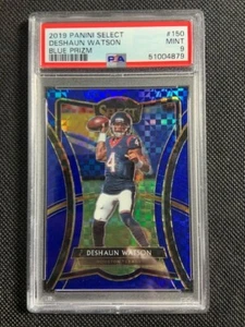 2019 Panini Select Premier Level Blue Prizm /149 Deshaun Watson #150 PSA 9 Pop 7 - Picture 1 of 2
