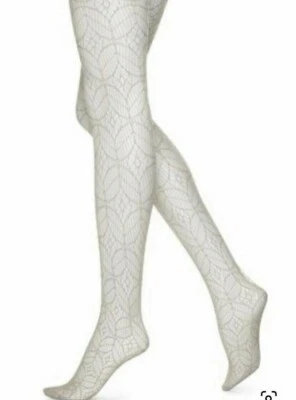 Medias HUE S/M GEO NET abiertas transparentes smog nailon topo Italia pequeñas medianas nuevas con etiquetas Foto 1 de 3