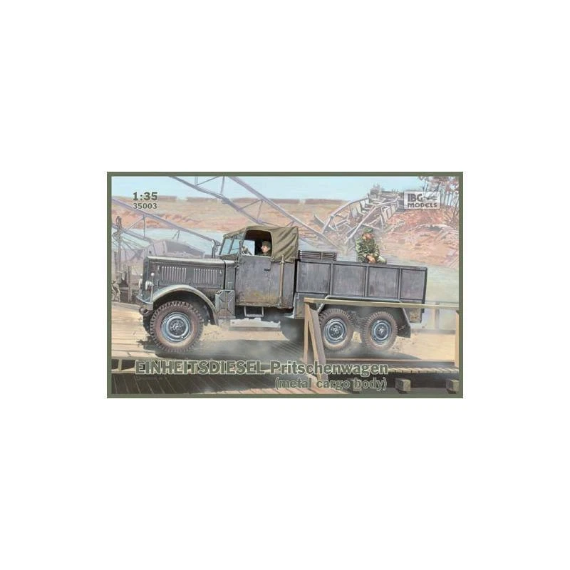 Modellino Camion Einheitsdiesel Kleinlaster IBG models 35003 1/35ème Modellino - Immagine 1 di 1