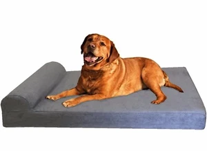 Kopfstütze Memory Foam orthopädisch wasserdicht Haustierbett groß bis extra groß XL Hunde - Bild 1 von 23