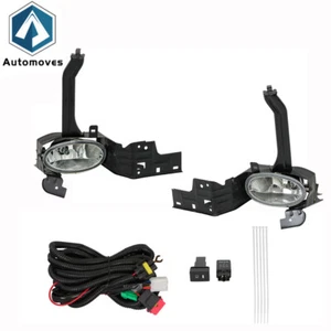 Pair Left+Right Fog Lamps Assembly For Honda Accord 08-10 DRL w/Wiring+Switch - Foto 1 di 12