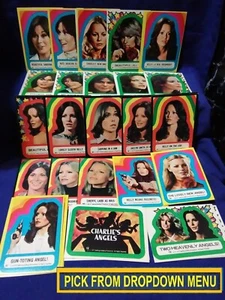 1977 Topps Charlies Angels Serie 1-4 Trading Card AUFKLEBER You-Pick-1 - Bild 1 von 32