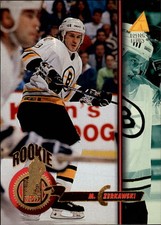 1994-95 Pinnacle Boston Bruins Hockey Card #246 Mariusz Czerkawski Rookie