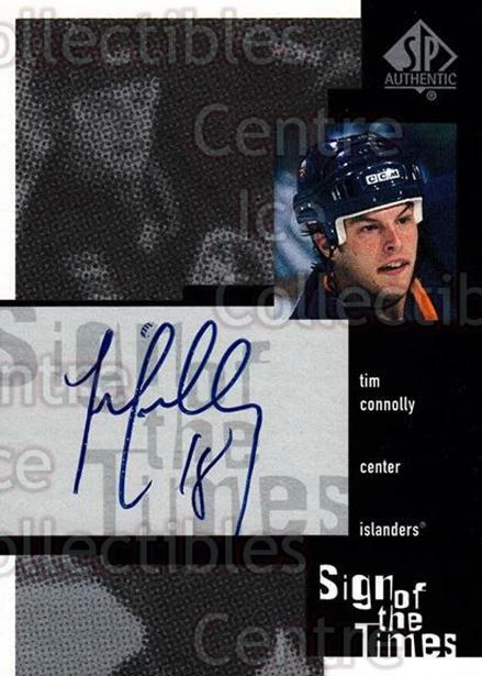 1999-00 Sp Authentic Sign of the Times #TC Tim Connolly - Image 1 of 1