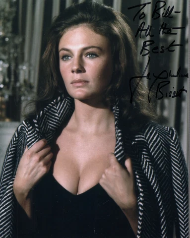 JACQUELINE BISSET authentic hand signed 8x10 color photo     SEXY POSE   To Bill Cover