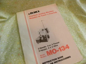 Juki Manual MO-134  HTF Manual  - Picture 1 of 12