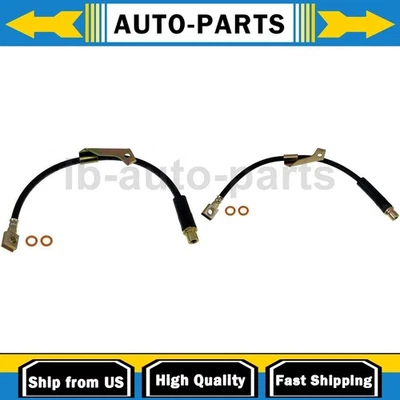 前刹车软管 2x 适用于 Saturn Vue 3.0L 2002 - 2003 Saturn Vue 2.2L 2003 — 第 1/4 张图片