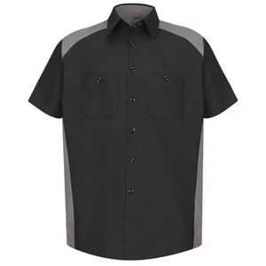 Red Kap Men's Short Sleeve Motorsports Shirt - Picture 1 of 16