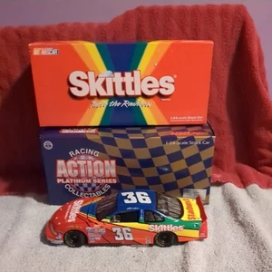 ERNIE IRVAN #36 SKITTLES 1/24 ACTION 1998 NASCAR DIECAST PONTIAC - Picture 1 of 4