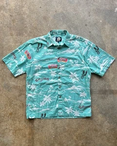 Reyn Spooner X San Antonio Spurs Button-Up Hawaiian Basketball Shirt Size S - Picture 1 of 12