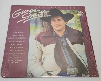 George Strait Greatest Hits LP Vinyl Record VG+ 1985 MCA Country MCA-5567 - Image 1 of 4