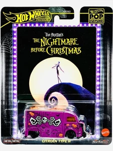 Hot Wheels 2025 Pop Culture The Nightmare before Christmas Citroen Type H - Picture 1 of 1