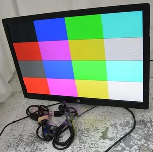 HP EliteDisplay E242 M1P02A 24" Grade B Monitor DP HDMI USB VGA with Base Stand - Picture 1 of 7