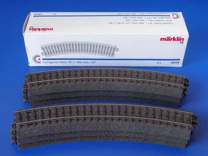 MARKLIN H0 - 24130 - 6x Curved Tracks R1 - C Track // BOX - LN - Picture 1 of 2