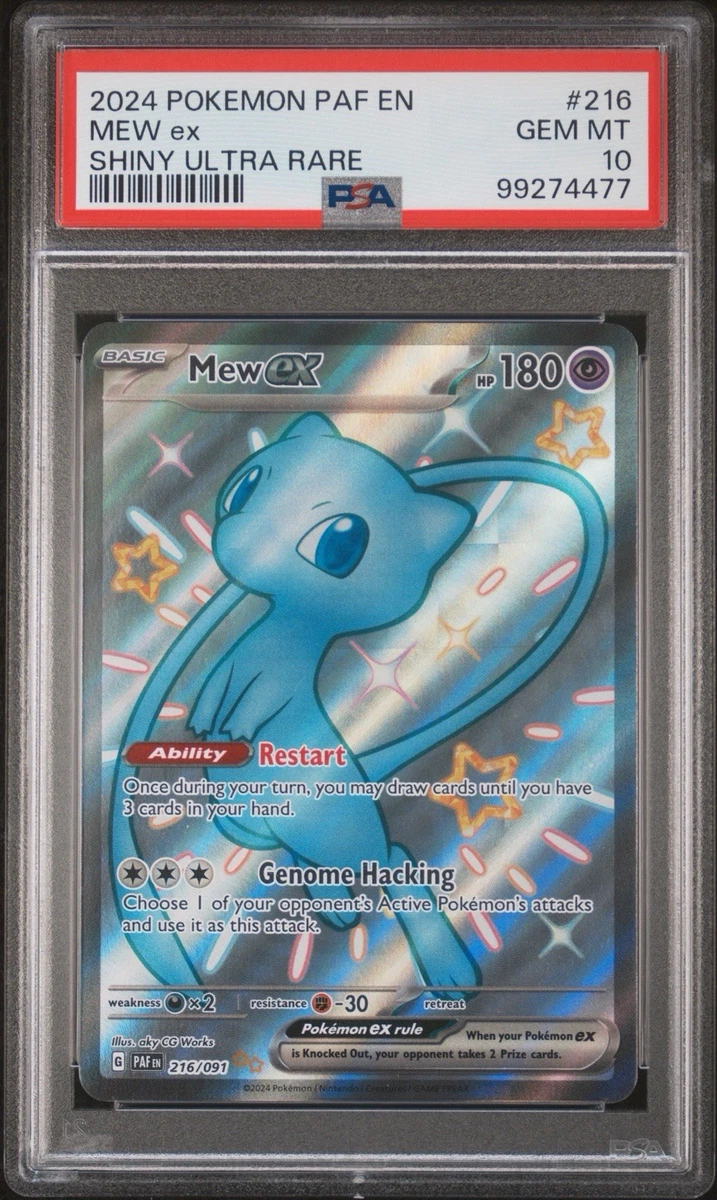 Mew Pokémon TCG Professional Sports Authenticator (PSA) Grade 10