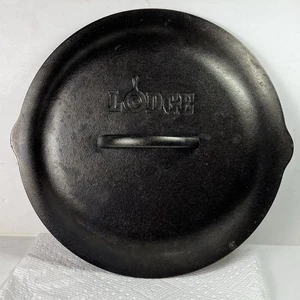 Lodge 12 Inch Cast Iron Lid. Classic 12-Inch Cast Iron Cover Lid with Handle - Picture 1 of 4